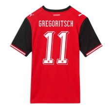 Østerrike Michael Gregoritsch #11 Hjemmedrakt VM 2026 Kortermet